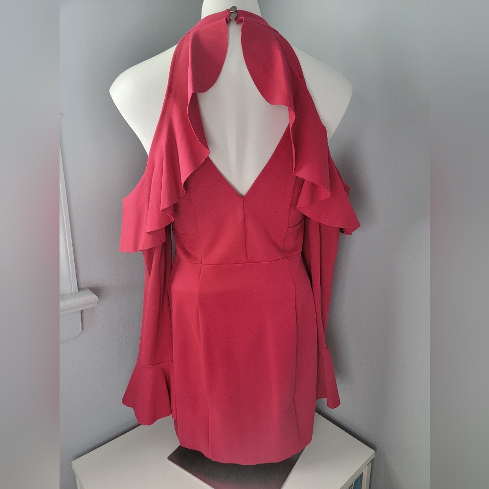 Free People Sweet Talk Mini Dress Raspberry Small - Picture 4 of 7